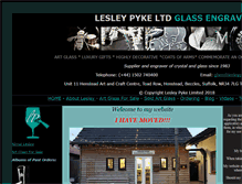 Tablet Screenshot of lesleypyke.com